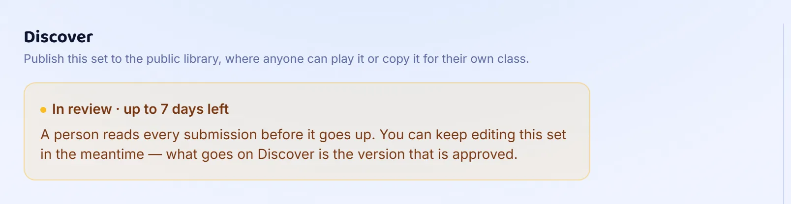 A person reads it, on a computer