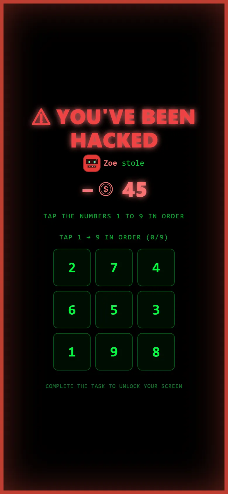When someone hacks you, on a computer