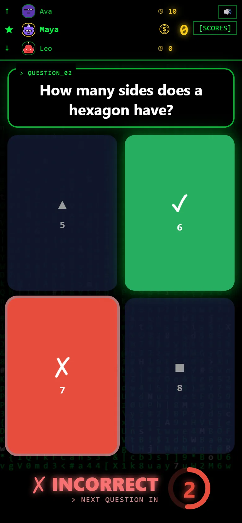 A wrong answer costs three seconds, on a computer