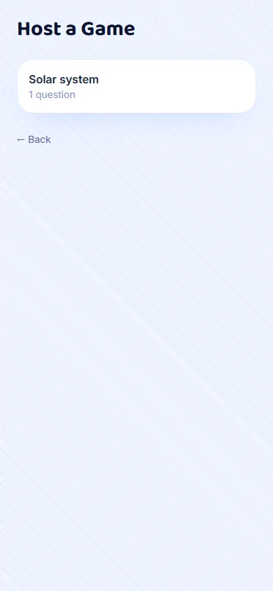 Host it live, on a phone