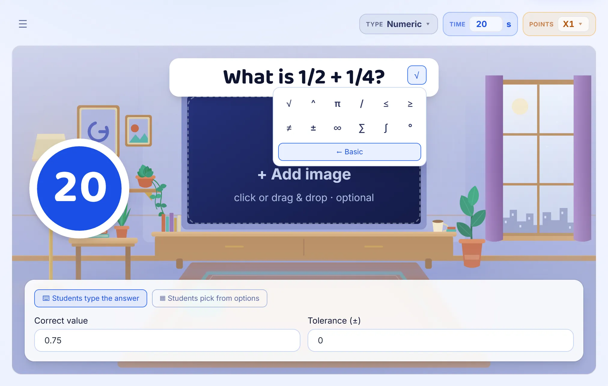 Write maths symbols, on a computer