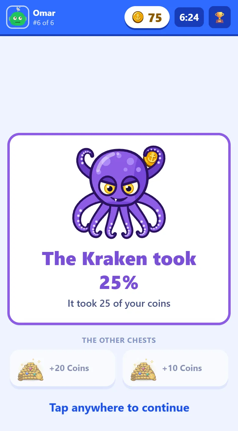 Beware the Kraken, on a computer